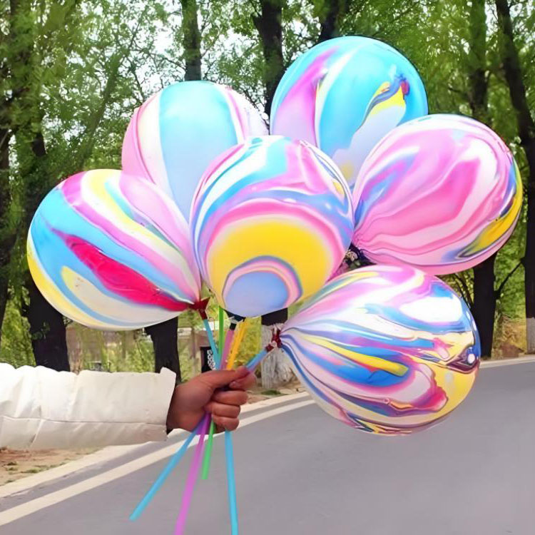 Globo de látex de ágata