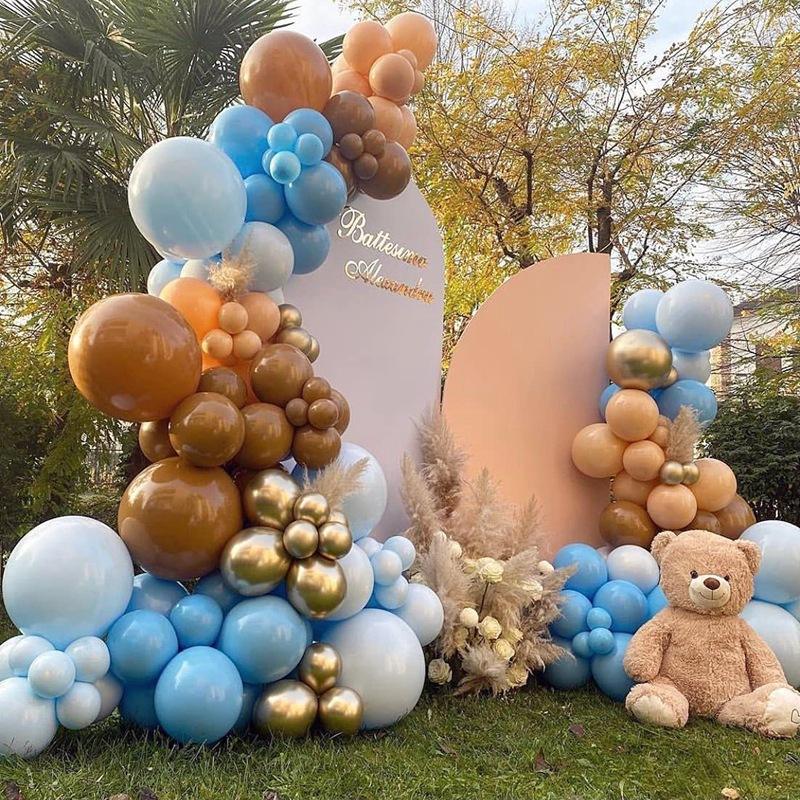 Arco del globo de la decoración del partido de la fiesta de bienvenida al bebé