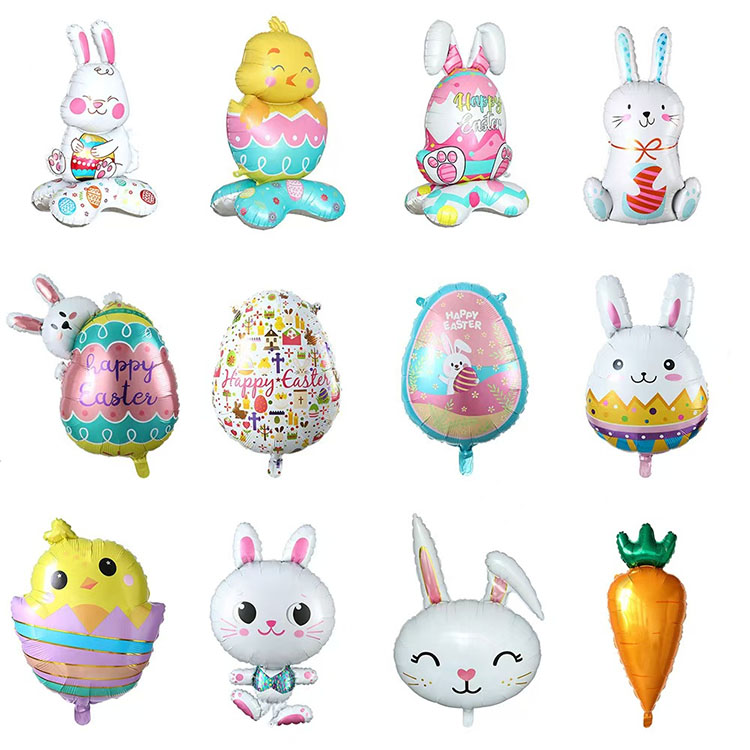 Globos de papel de Pascua