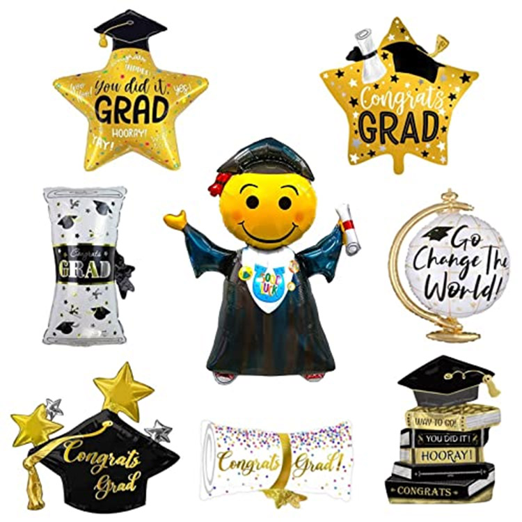 Globos de aluminio para graduados