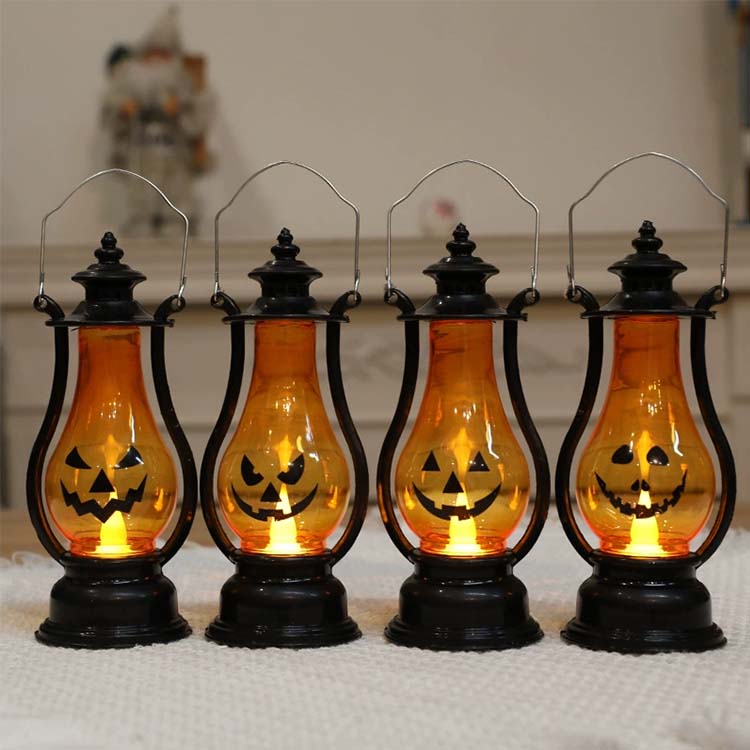 Lámpara de viento de vela de Halloween