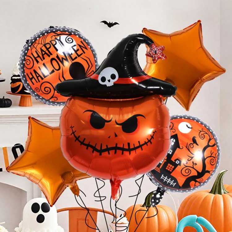 Conjunto de cinco piezas de Halloween