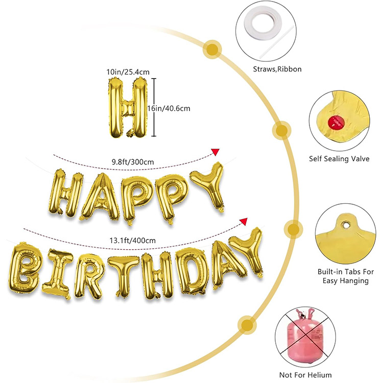 Decoración de papel de feliz cumpleaños