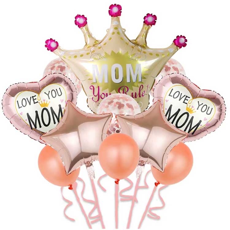 Conjuntos de globos para el día de la madre feliz