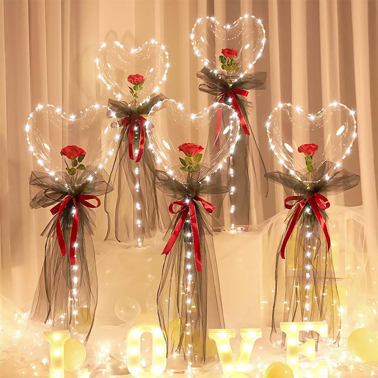 Set de Bobo Rose en forma de corazón