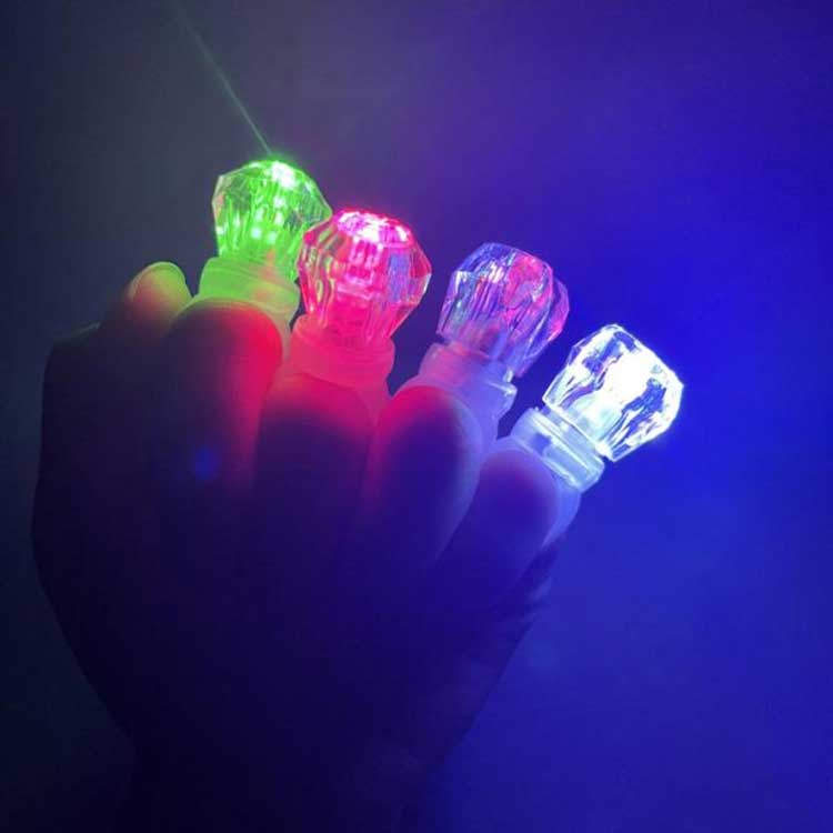 Anillo de dedo con luz LED