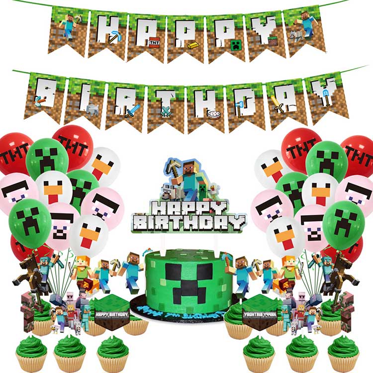 Decoraciones De Fiesta Minecraft