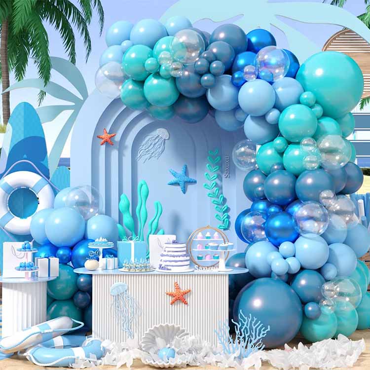 Conjunto de globos oceánicos