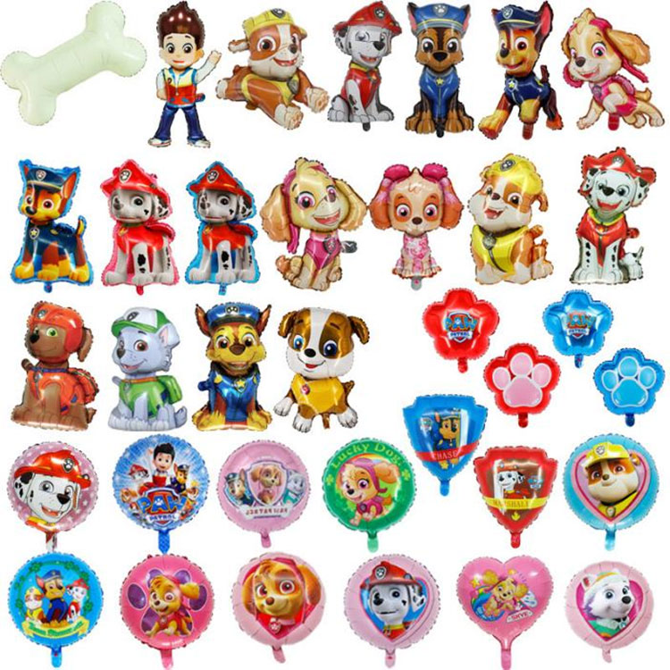 Globos de aluminio de la Patrulla Canina