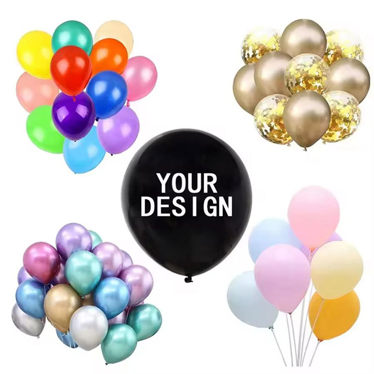 Globos de látex impresos personalizados