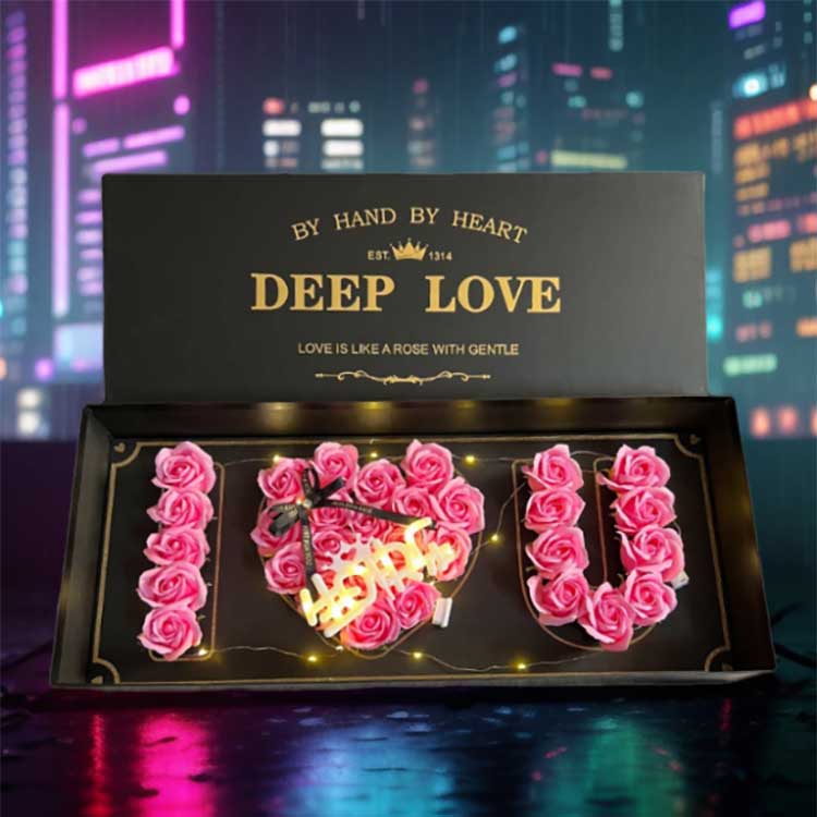 Cajas de regalo de rosas