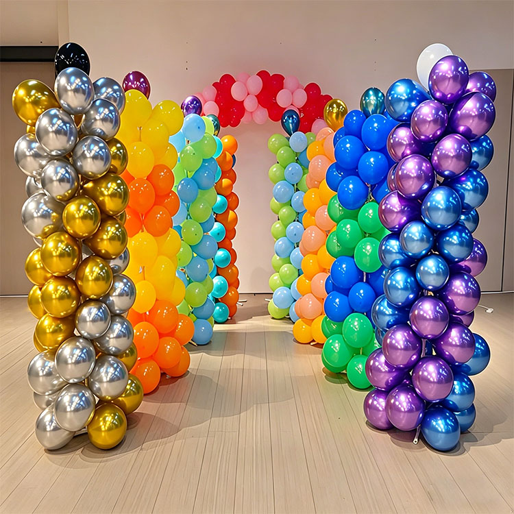 Soporte para globos autoinflado