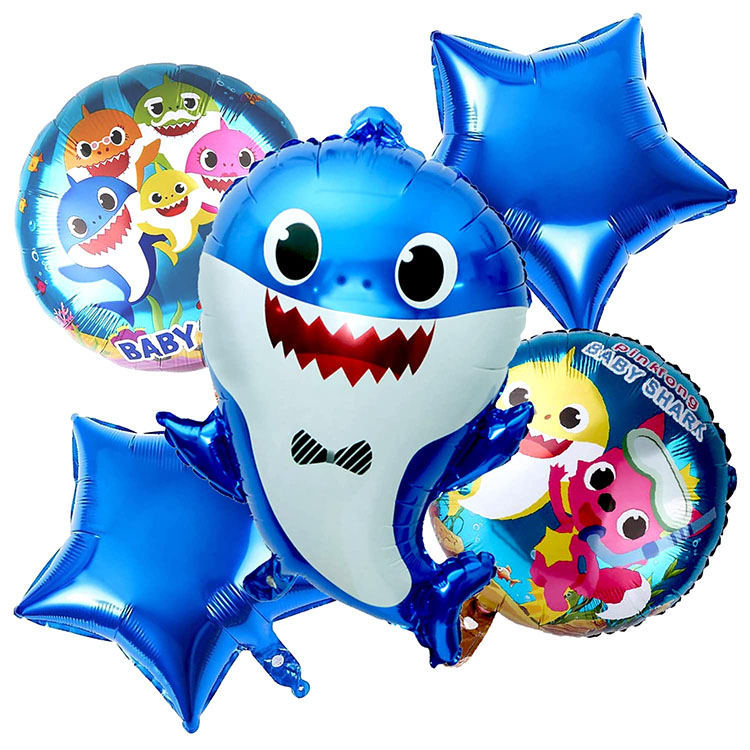 Globo de papel de tiburón