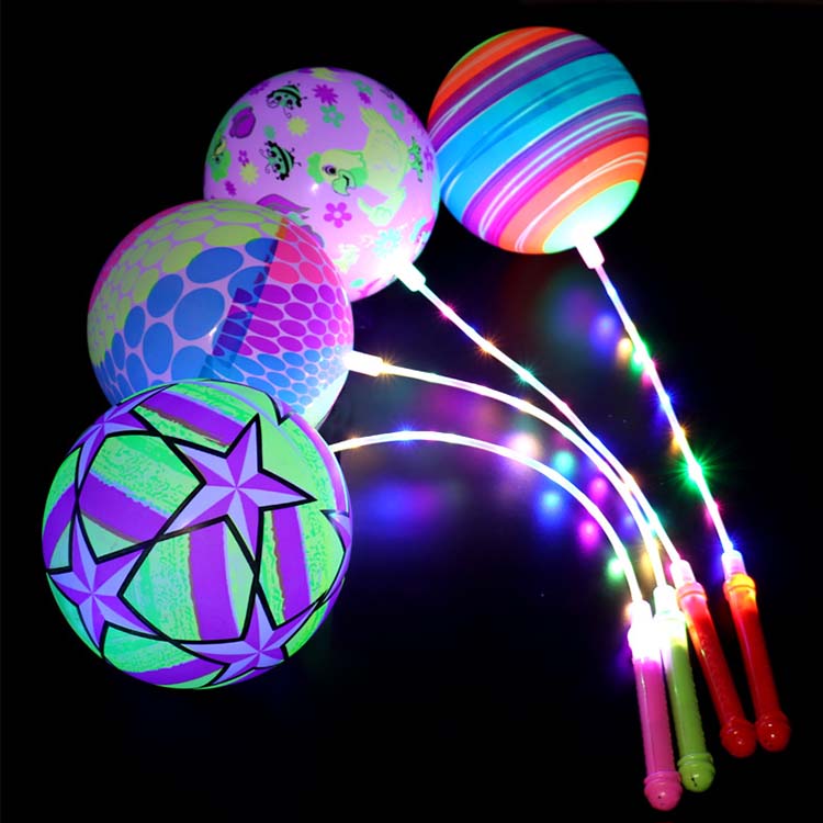 Bolas hinchables con luces LED
