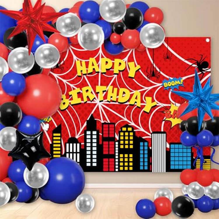 Globos de papel de superhéroe